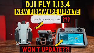 DJI FLY 1134 FIRMWARE UPDATE PROBLEM  HOW TO FIX [upl. by Yecaw]