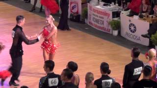 Brno Open 2012  Miha Vodicar  Nadiya Bychkova  chacha [upl. by Isej]