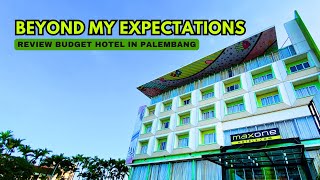 Hotel near PTC Mall Palembang Maxone Hotel Palembang City FULL REVIEW [upl. by Yaf479]