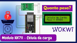 Como Conectar e Configurar uma Célula de Carga com ESP32 Leituras Precisas Exibidas em um LCD 16x2 [upl. by Baptist]