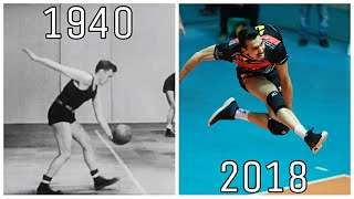 Volleyball Serve Evolution 1940  2018 HD [upl. by Jaret]