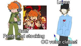 OC voice claims [upl. by Woods]