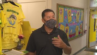 BacktoSchool with safety precautions at Maemae Elementary School Pt5 [upl. by Netsirhc]