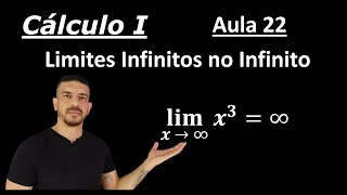 CÁLCULO I Limites Infinitos no Infinito Noção intuitiva e resolução de exercícios [upl. by Inman]