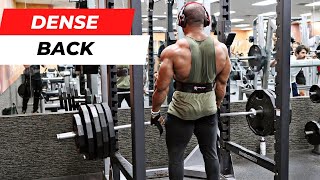 BIG BACK WORKOUT FOR DENSITY [upl. by Jepson]