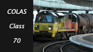 COLAS Rail Freight Class 70 70802 Pulling TEA Slurry Tankers To Aberdeen Waterloo Seen At Aberdeen [upl. by Brooks]