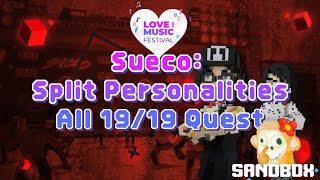 The Sandbox Sueco  Split Personalities ∥ 1919 All Quest 🏆 [upl. by Retlaw]