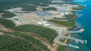 Bechtels Curtis Island LNG construction powers on [upl. by Tharp643]