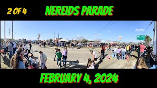 2 of 4 Mardi Gras Nereids Parade Bay St Louis MS 020424 [upl. by Nahpos]