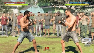 Jorge Masvidal vs Nate Diaz  Backyard Fight  UFC 5 [upl. by Arrec624]