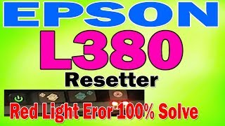 Epson L380 Restter 100 Cracked With Keygen [upl. by Elvina600]