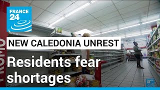 New Caledonia unrest Residents fear food shortages • FRANCE 24 English [upl. by Ymia]