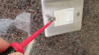 How to change a fuse in fused spur Electrician in Corby electricianincorby [upl. by Esinev937]