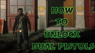 How To Unlock Dual Pistols  RDR2 Online [upl. by Milinda922]