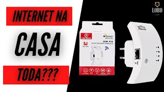 Repetidor de Sinal Wifi Baratinho Kapbom KAP X330 Nunca Mais Fique Sem Internet  Umboxing [upl. by Boniface583]