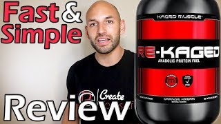 Kaged Muscle ReKaged Protein Supplement Review [upl. by Aroda]