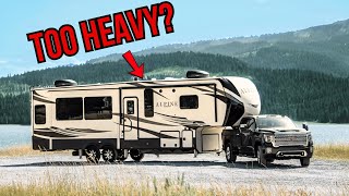 Towing a Travel Trailer RV with a 12 ton Pickup Watch this [upl. by Crotty616]