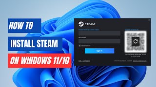 How to Install Steam on Windows 11  10 2024 [upl. by Ellennad]