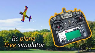 How to setup Rc Simulator for FLYSKY FSi6X  PC Simulator setup for Rc Plane  Free simulator [upl. by Assej4]