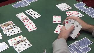 22 Full Bridge Game  Bridge bidding amp card play explained  2 Hearts [upl. by Namas]