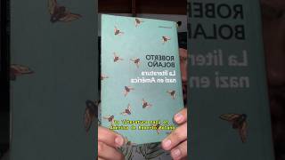 Libro 68  La literatura nazi en América de Roberto Bolaño librosrecomendados robertobolaño [upl. by Meit]