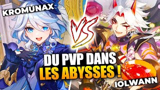 Deux joueurs de ITTO C6 saffrontent en PvP dans les abysses  Genshin Impact FR [upl. by Yehc]