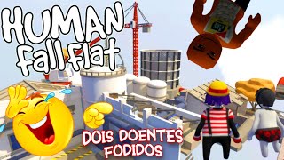 Amigos falando muita MERDA no Human fall flat [upl. by Yatnoed]