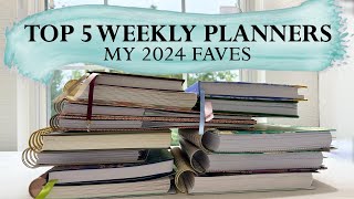 TOP 5 WEEKLY PLANNERS  2024 [upl. by Behka]