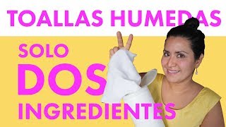 Cómo Hacer Toallas Húmedas DESINFECTANTES Reusables SOLO 2 INGREDIENTES [upl. by Fuller879]