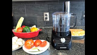 Black and Decker Food Processor English Review [upl. by Arikahc]