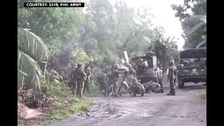 Militar at Abu Sayyaf nagkaengkwentro sa Patikul Sulu kaninang umaga [upl. by Lolly]