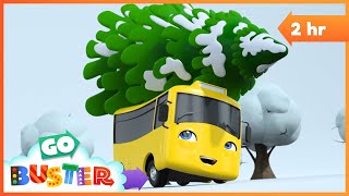 Busters First Snowy Christmas  Go Buster  Bus Cartoons amp Kids Stories [upl. by Tyrone]