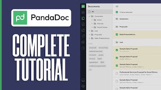 How To Use Pandadoc  Pandadoc Tutorial 2024 [upl. by Ame]