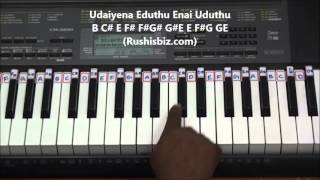 Roja Roja Piano Tutorials  Kadhalar Dinam  1200 SONGSPDF BOOK 399 7013658813 [upl. by Enaitsirk]