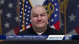 Rally to take place at Governors Mansion following death of Georgia corrections officer [upl. by Masson]