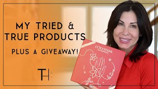 My Tried and True Beauty Products  Holy Grail Items PLUS GIVEAWAY [upl. by Ahsieit]