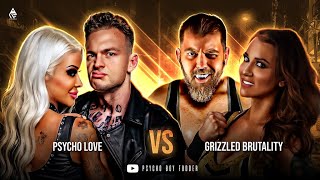 Psycho Love vs Grizzled Brutality  GCWA  Back 2 The Hotel  Mixed Tag Team  Full Match [upl. by Garibald]