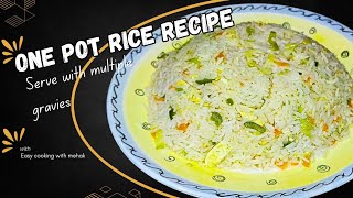 Egg fried rice recipe  One pot rice recipe  How to make Egg fried rice with Manchurian [upl. by Felicity]