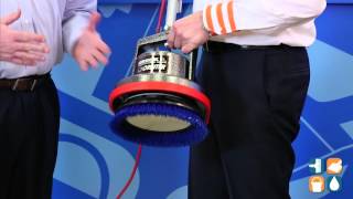 Oreck ORB550MC Commercial Orbiter Floor Machine Hard Surface Demo [upl. by Trauner]