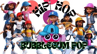 Hip Hop Bubblegum Pop  Kids Song Dance Music Kids Children Kids Videos singing dancevideo [upl. by Aserehc]