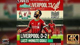 FIFA 23 Predicted premier league 2024 2025 Liverpool vs NottM Forest [upl. by Maitland]