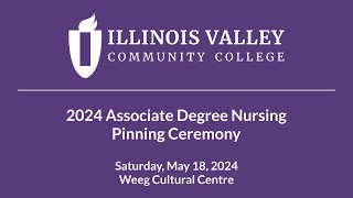 2024 Spring Associate Degree Nursing  Pinning Ceremony [upl. by Endora928]