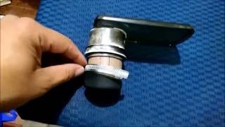 Como fazer Scope cam caseiro  Suporte Para Prender Celular na luneta feito de PVC [upl. by Rj]