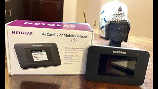 Unboxing  NETGEAR Aircard 797 Mobile Hotspot [upl. by Lipps]