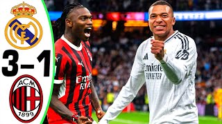 Real Madrid vs Milan 31  All Goals and Highlights  2024 💥 MBAPPE [upl. by Trilbee]