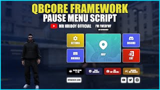 QBCoreESX Free Advanced Pause Menu Script  For FiveM Server  Install amp Showcase [upl. by Rosalinde818]