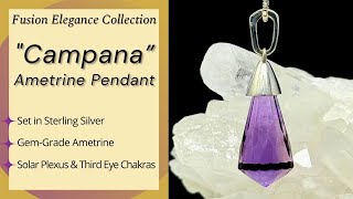 quotCampanaquot Bolivian Ametrine Drop Pendant  Small [upl. by Phelips]