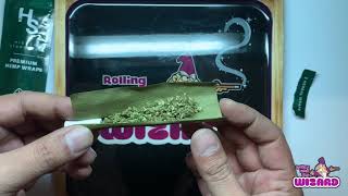 How to roll a blunt using a Higher Standards Premium Hemp Wrap [upl. by Orabel]