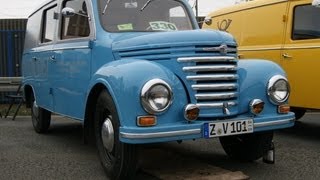 DDR IFA FRAMO BARKAS 901 LIEFERWAGEN OLDTIMER CLASSIC CAR LKW BARKAS [upl. by Nikola]