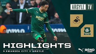 Swansea City v Plymouth Argyle highlights [upl. by Francoise]